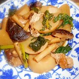 大根・牛蒡・油揚げ・椎茸の煮物
